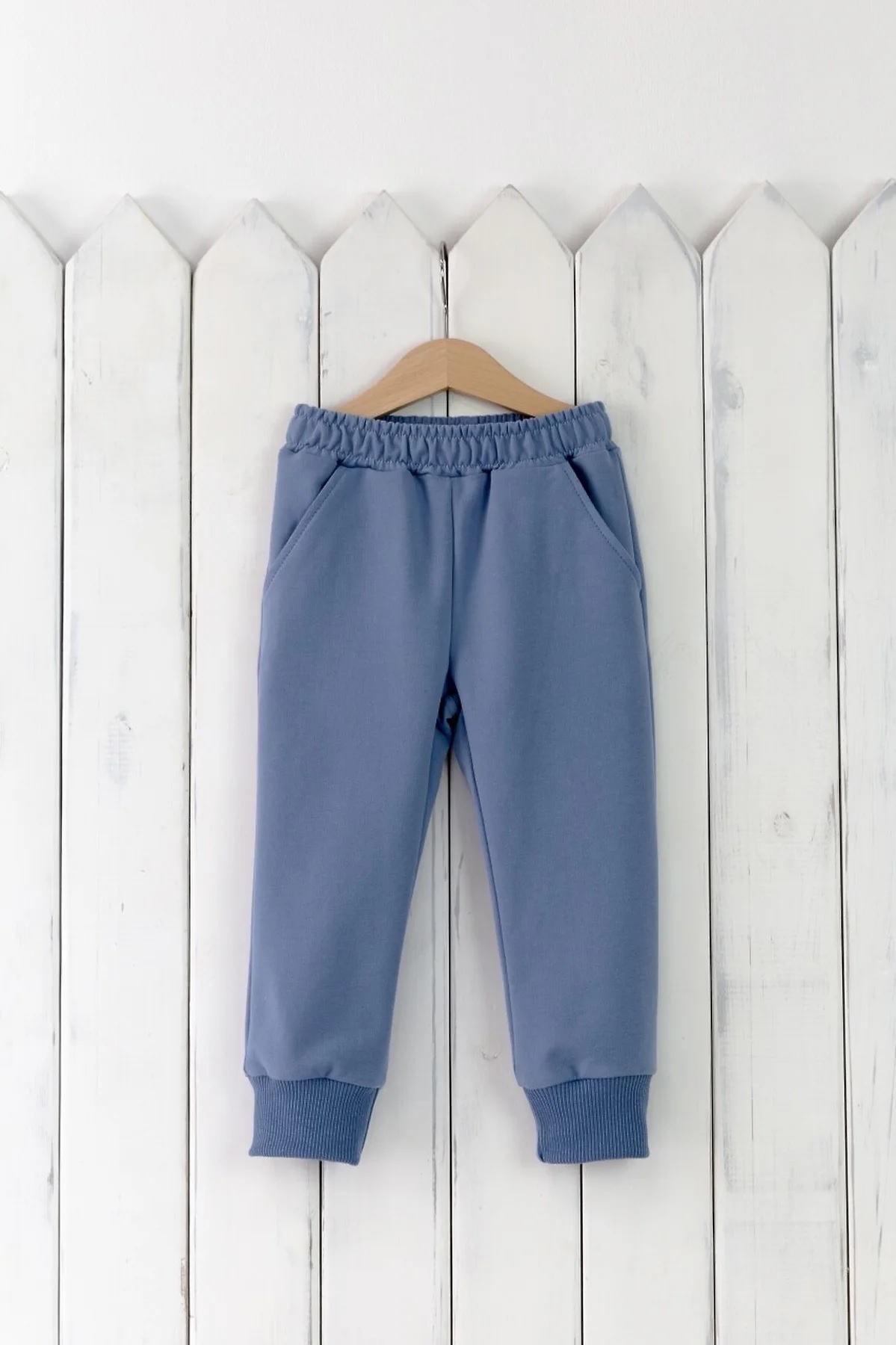 картинка Брюки для мальчика Baby Boom П78/2-Ф Пыльный синий от магазина детских товаров ALiSa