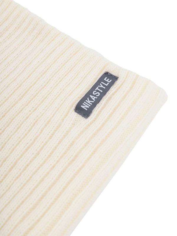 картинка Комплект шапка снуд для девочки NIKASTYLE 12з16424 Молоко от магазина детских товаров ALiSa