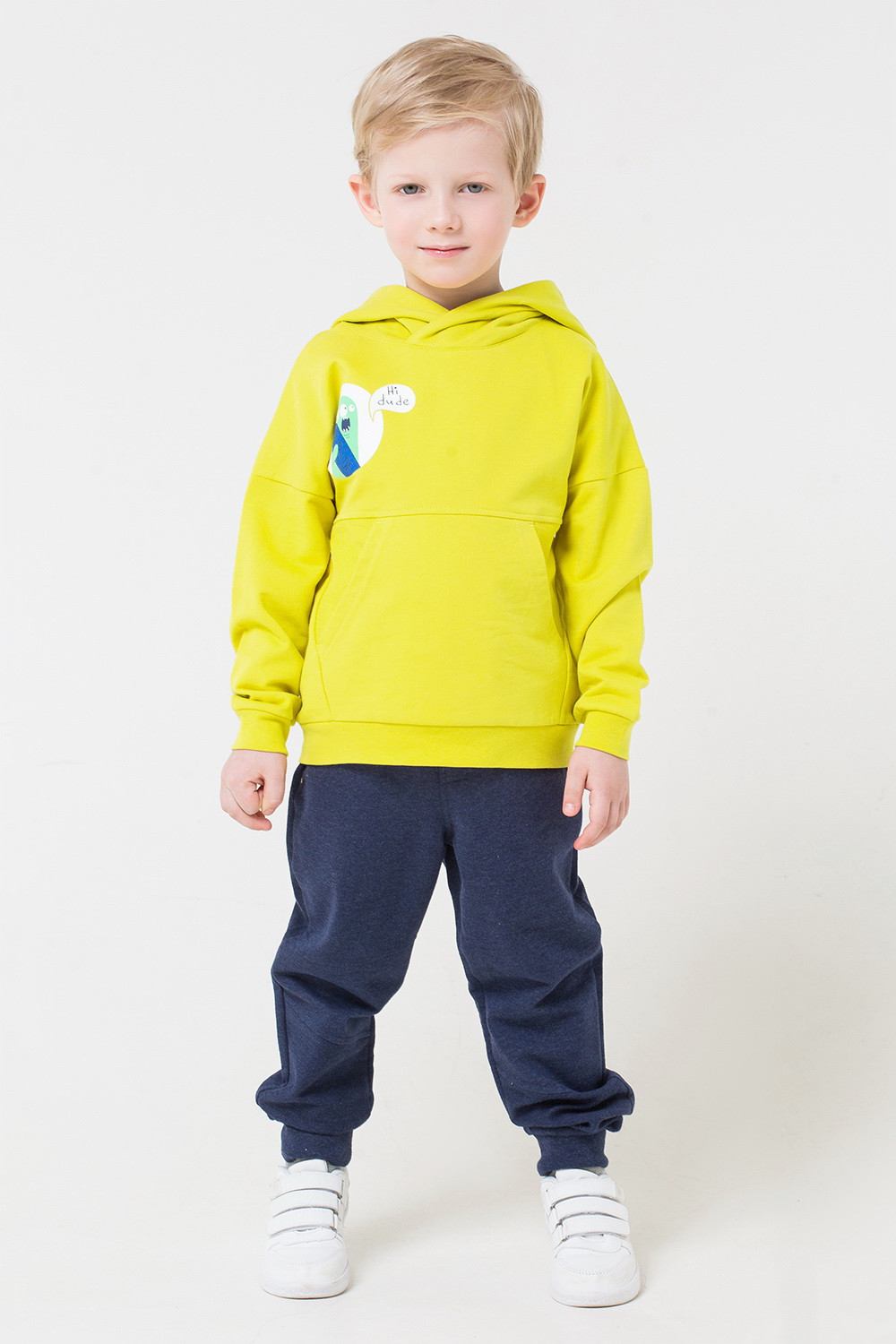картинка Джемпер для мальчиков Crockid КР 301081 желтый к268 от магазина детских товаров ALiSa