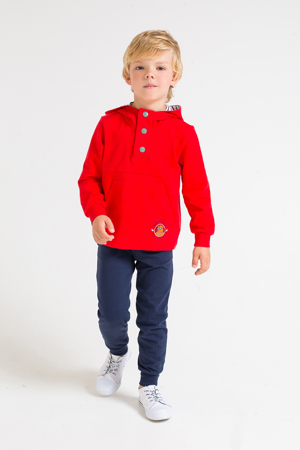 картинка Джемпер для мальчика Crockid КР 300611 насыщенно-красный к244 от магазина детских товаров ALiSa