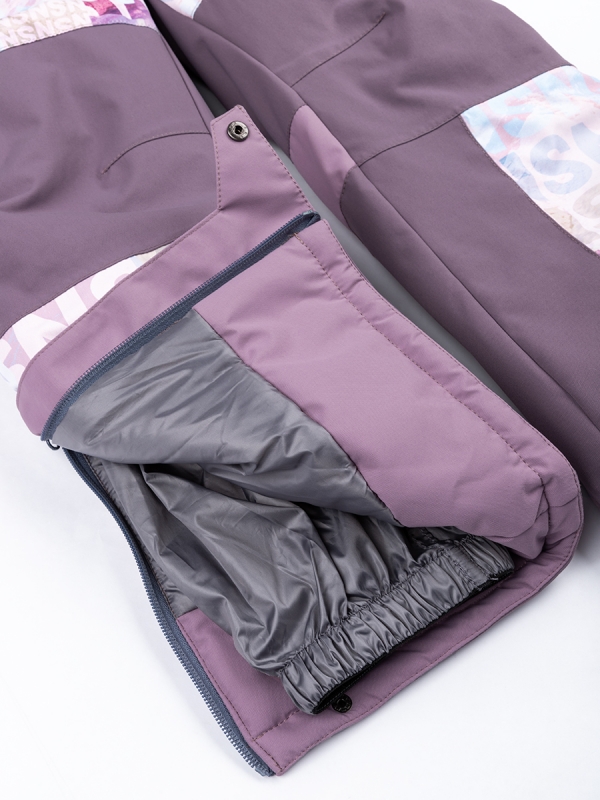 картинка Комбинезон зимний для девочки NIKASTYLE 8з2424 з24 Бежевый орхидея от магазина детских товаров ALiSa