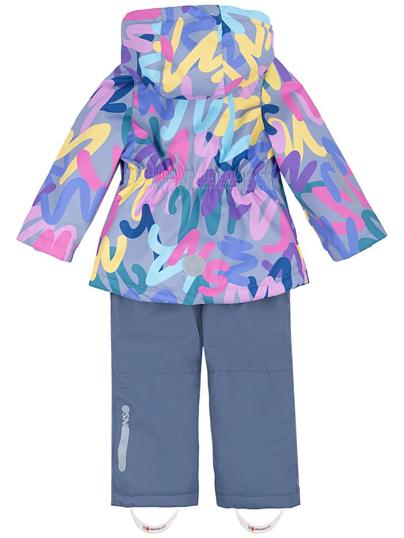 картинка Комплект утепленный для девочки NIKASTYLE 7м0824 розовый серый от магазина детских товаров ALiSa