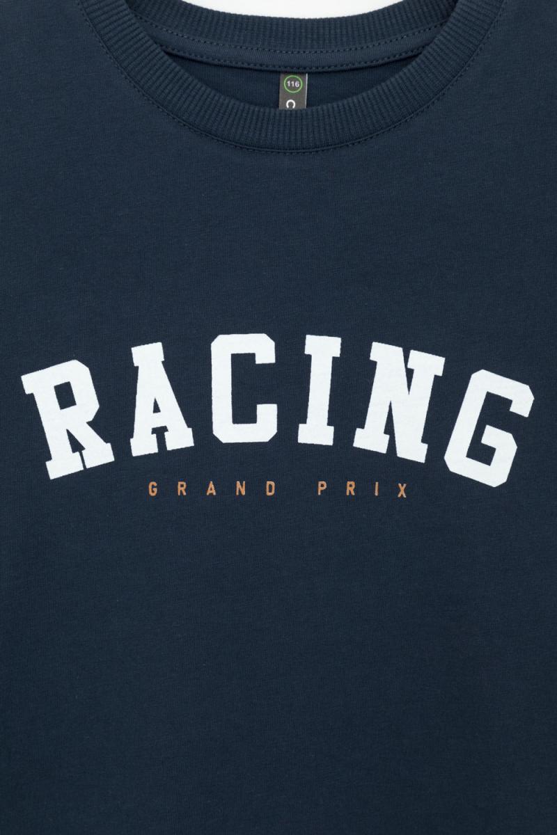 картинка Футболка для мальчика Crockid КР 302172 индиго к406 от магазина детских товаров ALiSa