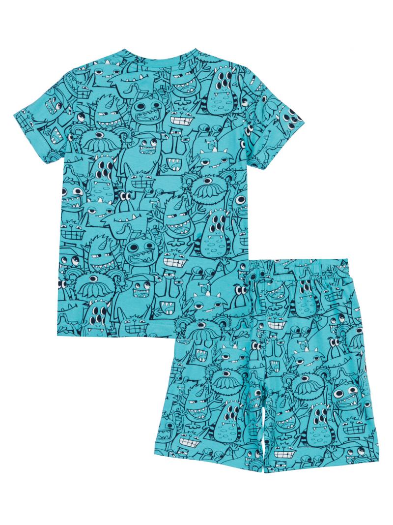картинка Пижама для мальчика PL 32312351 Голубой монстры от магазина детских товаров ALiSa