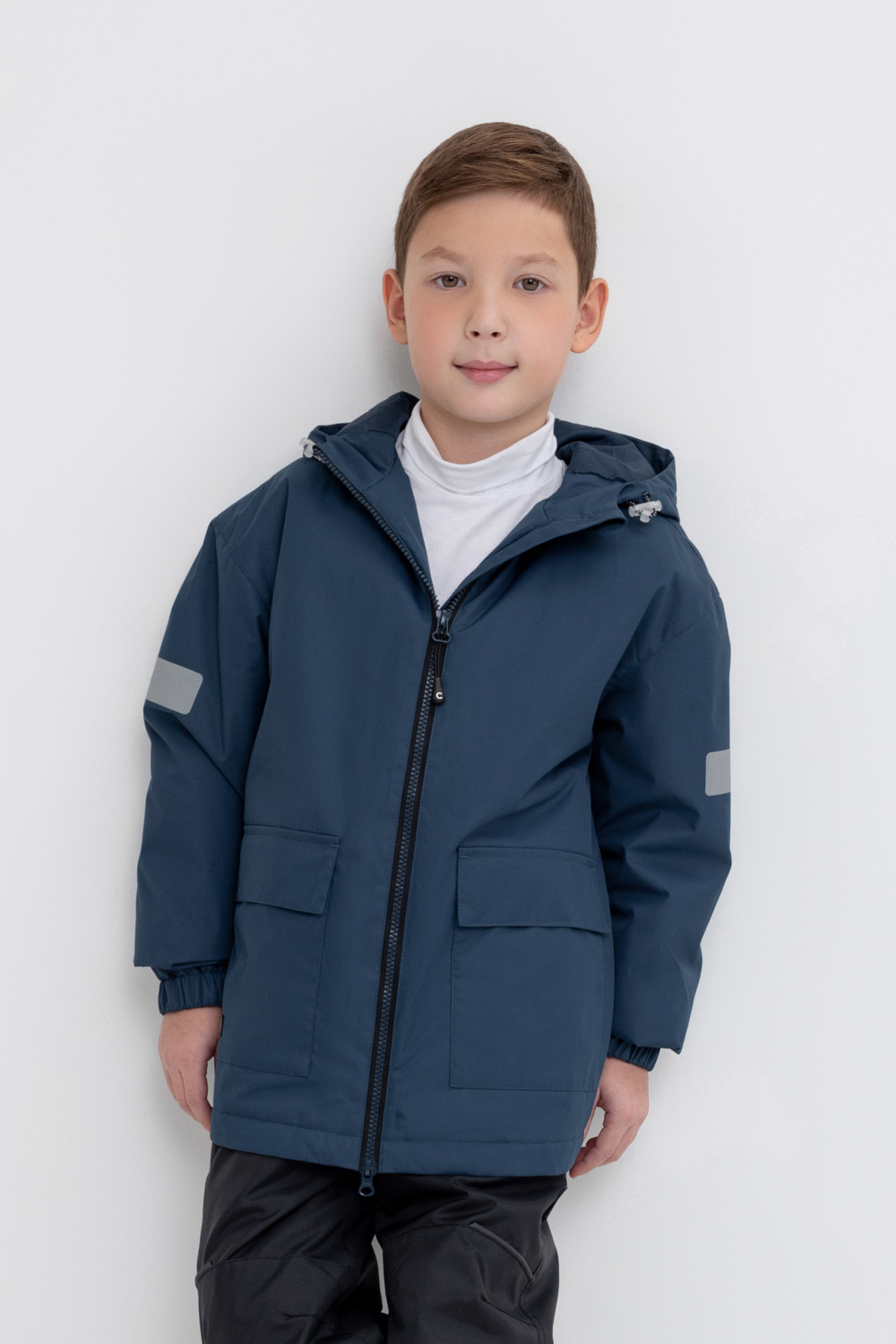 картинка Куртка утепленная для мальчика Crockid ВК 30142/3 ГР от магазина детских товаров ALiSa