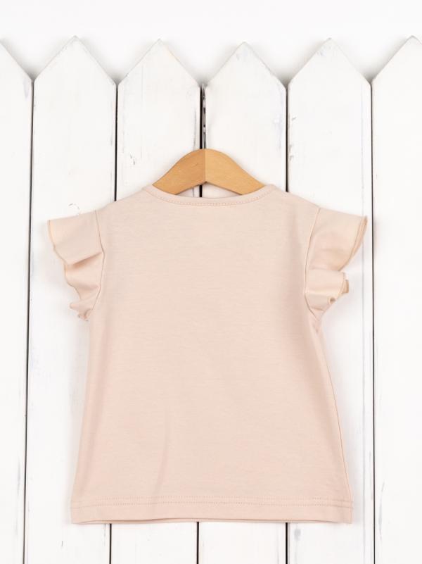 картинка Футболка для девочки Baby Boom Ф157/1-К Шампань от магазина детских товаров ALiSa