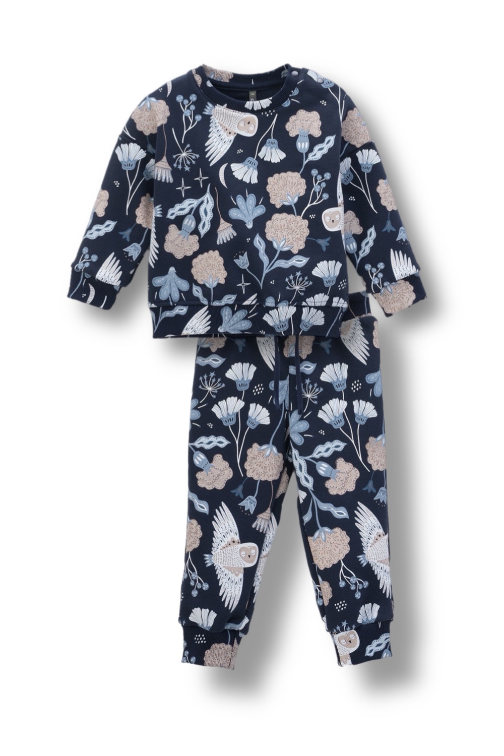 картинка Комплект для девочки Crockid КР 2220 индиго, волшебные совы к419 от магазина детских товаров ALiSa