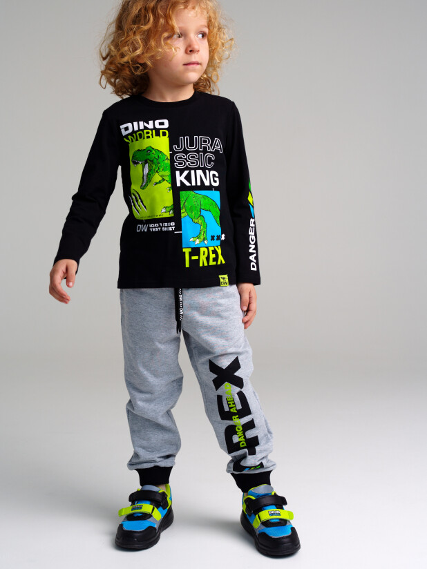 картинка Брюки трикотажные для мальчика PL 32312100 п202 от магазина детских товаров ALiSa