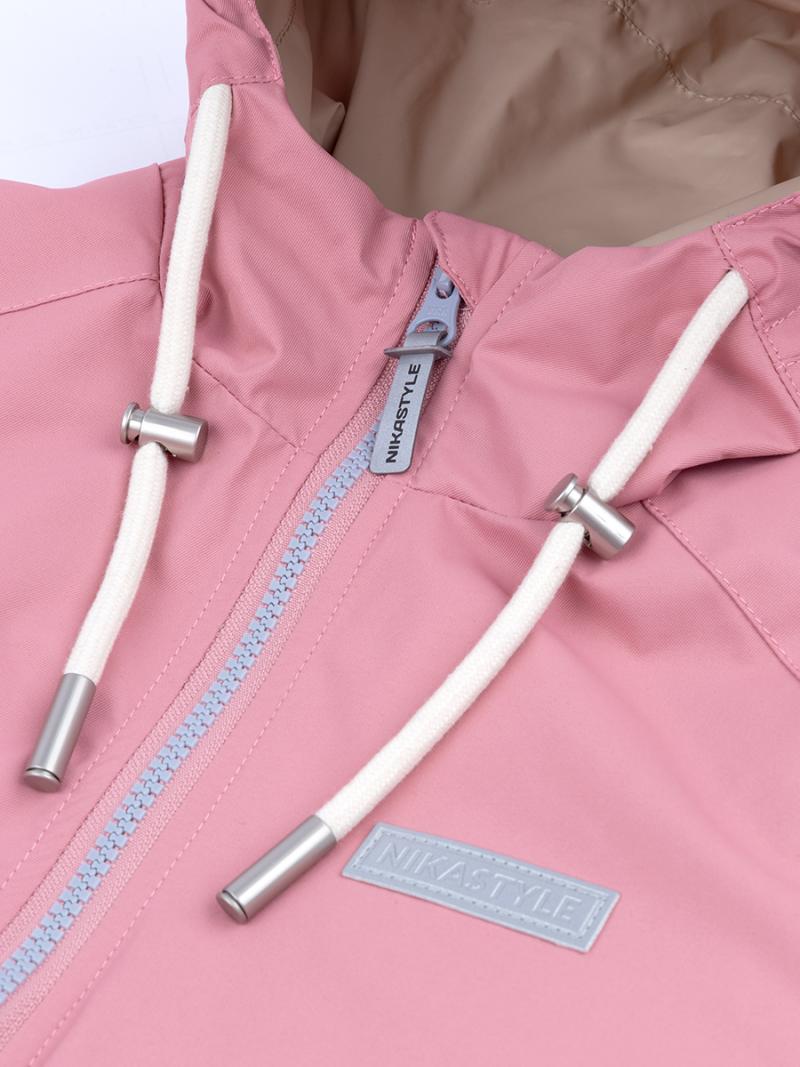 картинка Плащ ветровочный для девочки NIKASTYLE 4л4224 лосось от магазина детских товаров ALiSa