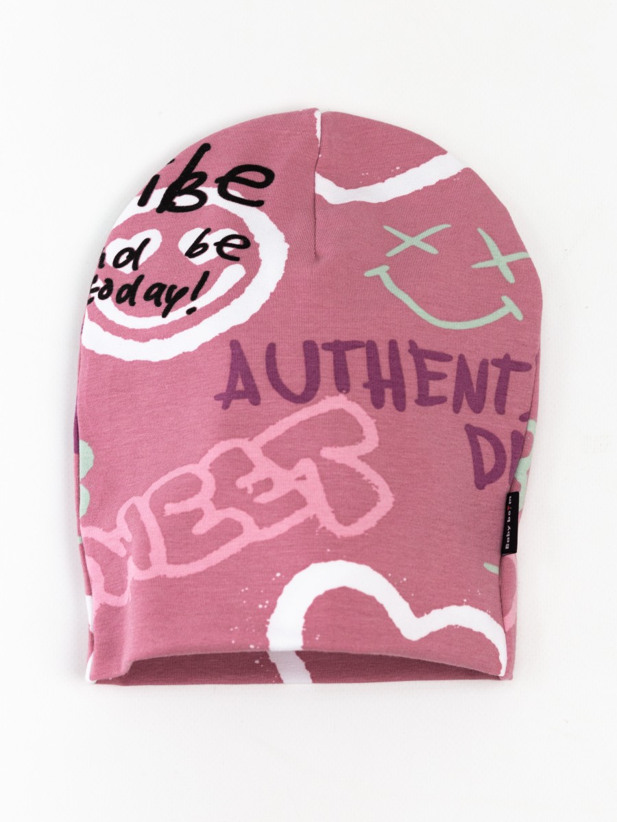 картинка Шапка для девочки Baby Boom А77/8-К Граффити Б117 от магазина детских товаров ALiSa