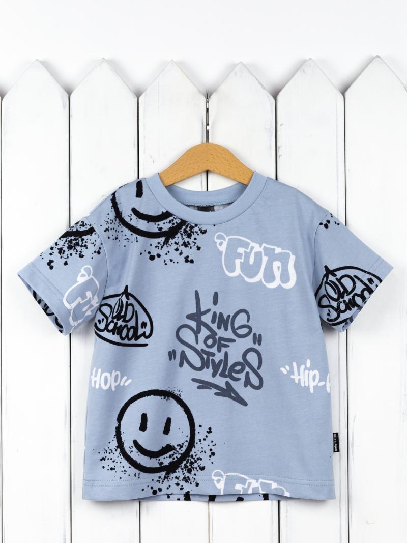 картинка Футболка для мальчика Baby Boom Ф138/1-К Граффити Б114 от магазина детских товаров ALiSa