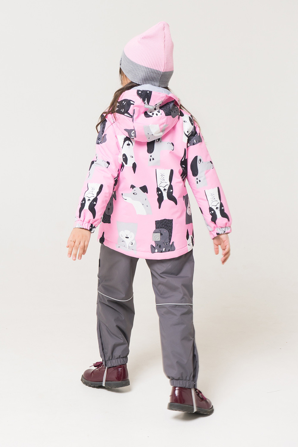 картинка Куртка демисезонная утепленная для девочки Crockid ВК 32095/н/2 ГР от магазина детских товаров ALiSa