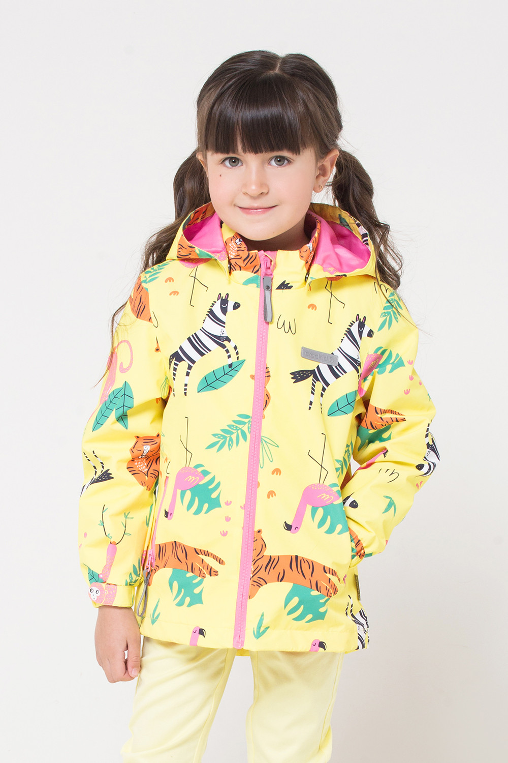 картинка Куртка ветровочная для девочки Crockid ВК 32090/н/2 ГР от магазина детских товаров ALiSa