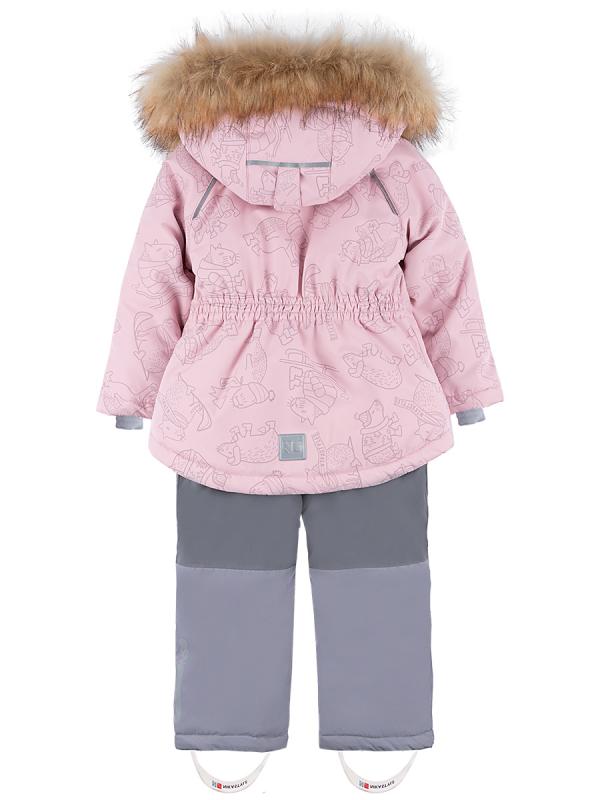 картинка Комплект зимний для девочки NIKASTYLE 7з0224 Пудра серый от магазина детских товаров ALiSa