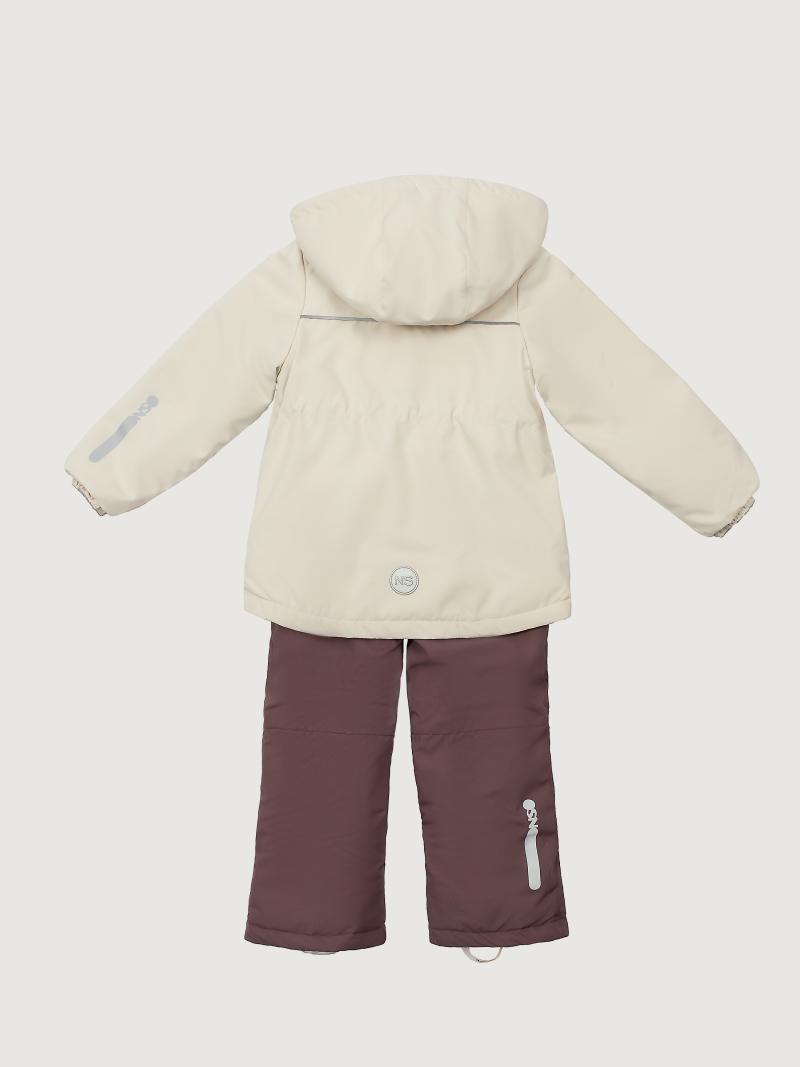 картинка Комплект утеплённый для девочки NIKASTYLE 7м2225 Кешью шоколад от магазина детских товаров ALiSa
