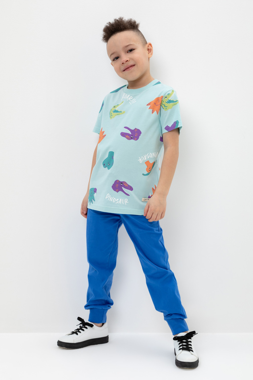 картинка Брюки для мальчика Crockid К 400563 ярко-голубой от магазина детских товаров ALiSa