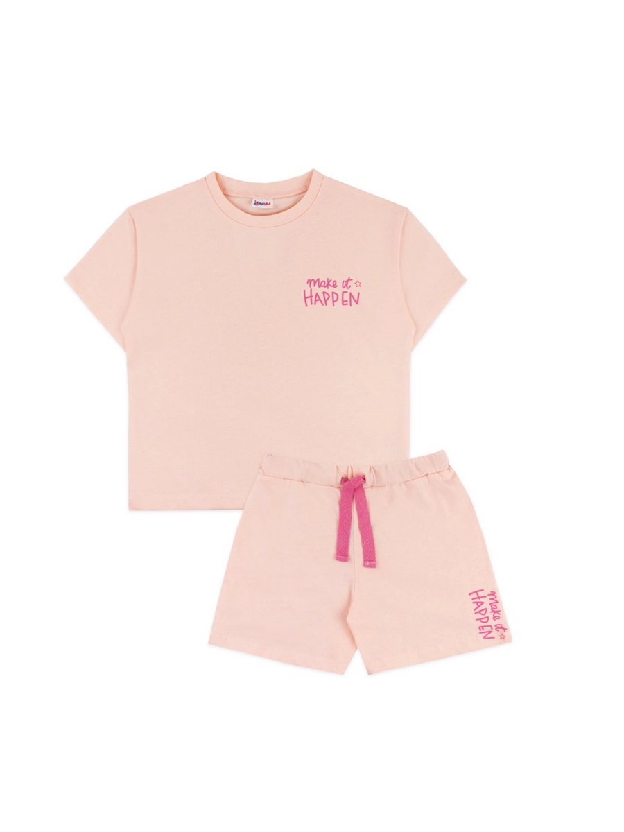 картинка Комплект для девочки YLA 7634100304 Персиковый HAPPEN от магазина детских товаров ALiSa