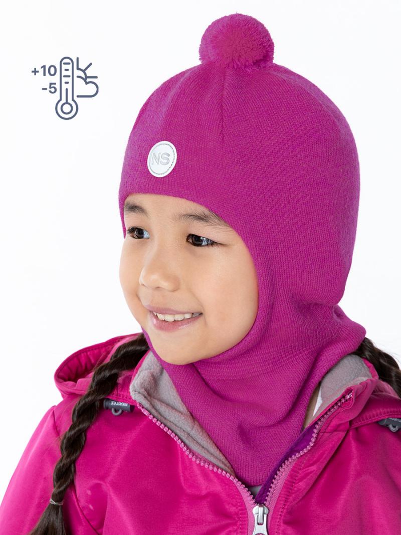 картинка Шлем демисезонный для девочки NIKASTYLE 10м10024 фуксия от магазина детских товаров ALiSa