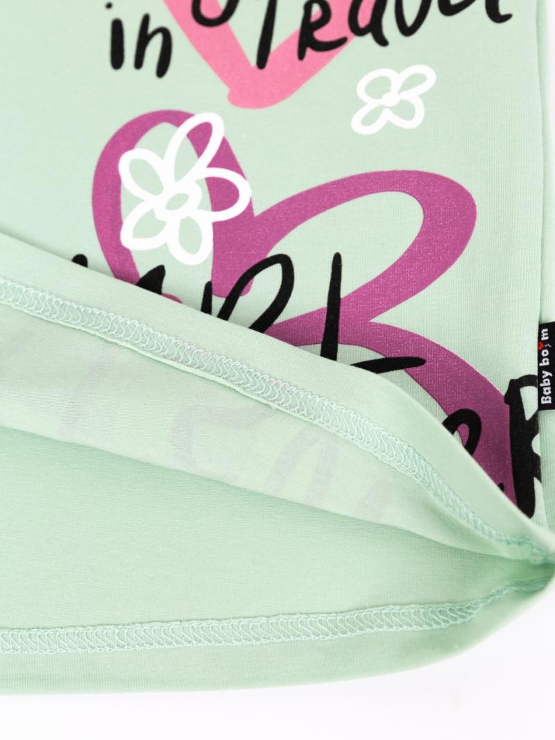 картинка Футболка для девочки Baby Boom Ф106/4-К Серебристая мята Б117 от магазина детских товаров ALiSa