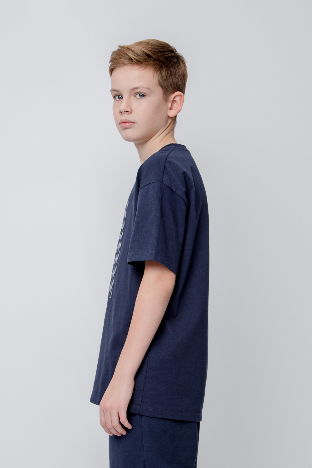 картинка Футболка для мальчика Crockid КБ 302082 индиго от магазина детских товаров ALiSa