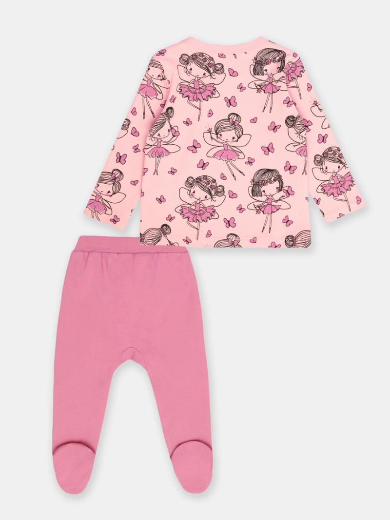 картинка Комплект для девочки CSNG 90156-27-347 Розовый от магазина детских товаров ALiSa