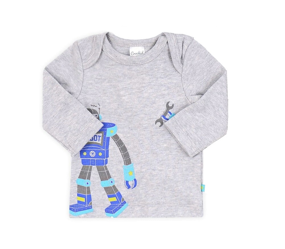 картинка Джемпер для мальчика Crockid К 3936 серо голуб меланж от магазина детских товаров ALiSa