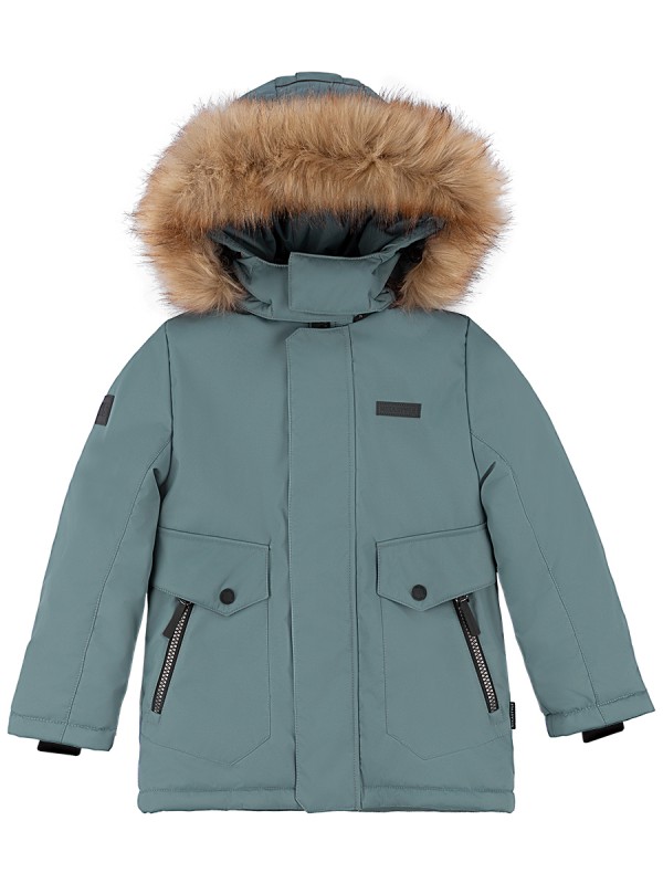 картинка Куртка зимняя для мальчика NIKASTYLE 4з3324 Эвкалипт от магазина детских товаров ALiSa