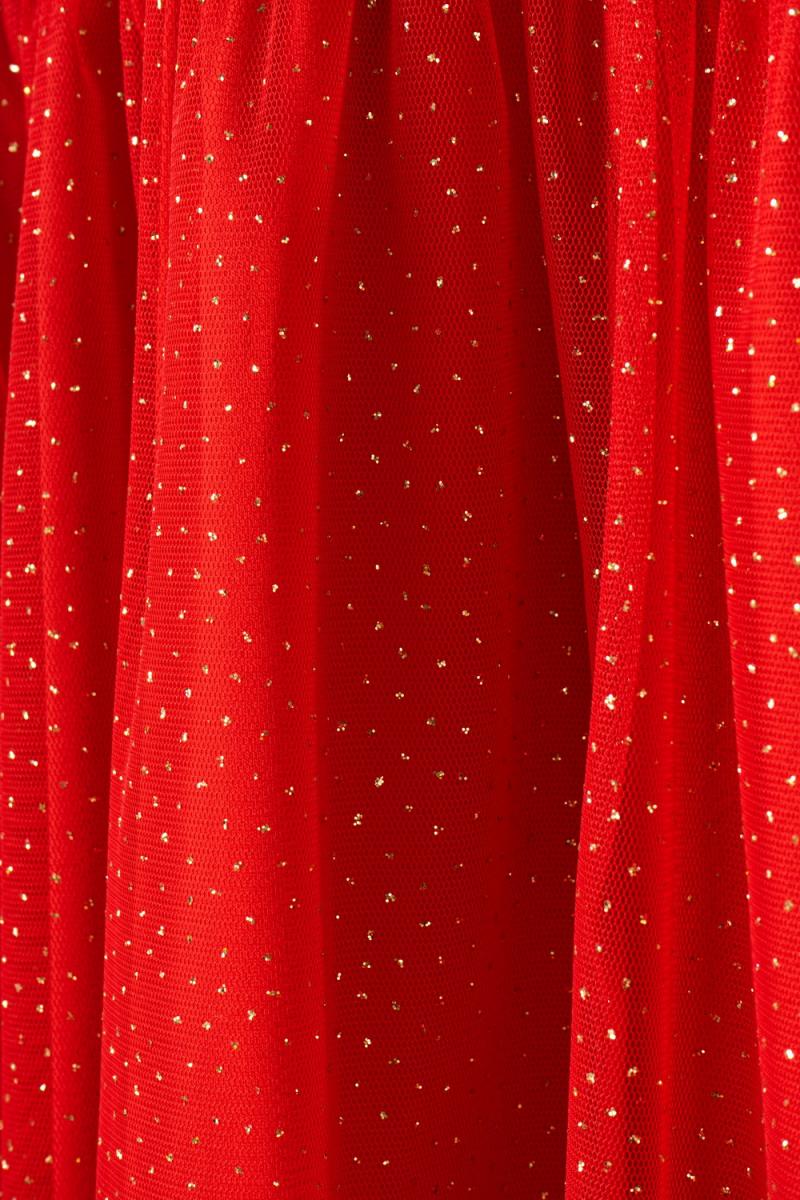 картинка Платье для девочки Crockid К 5704 насыщенно-красный от магазина детских товаров ALiSa
