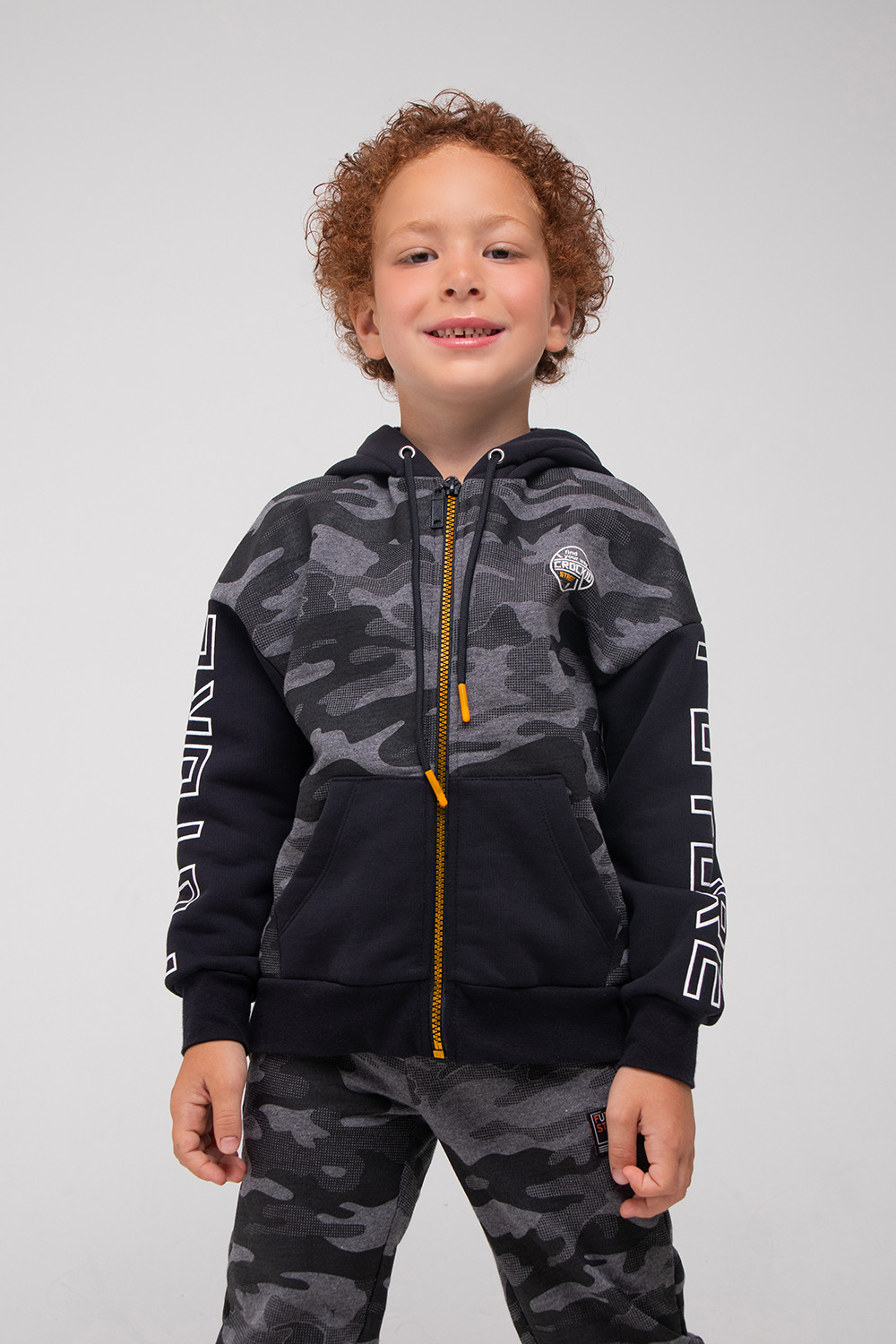 картинка Куртка для мальчика Crockid КР 301444 серый мел милитари к296 от магазина детских товаров ALiSa