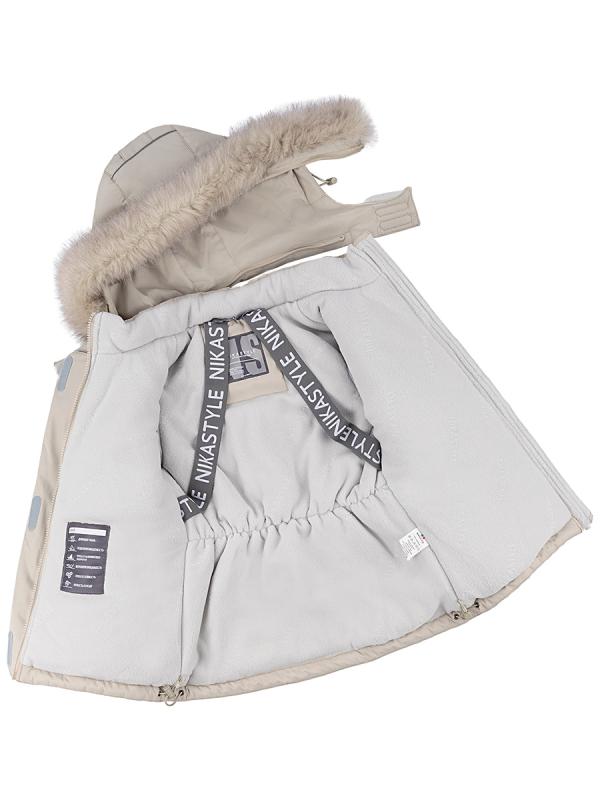 картинка Комплект зимний для девочки NIKASTYLE 7з7024 Беж от магазина детских товаров ALiSa