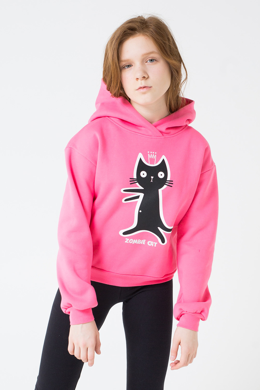 картинка Джемпер для девочки Crockid КБ 300827 ярко-розовый к13 от магазина детских товаров ALiSa