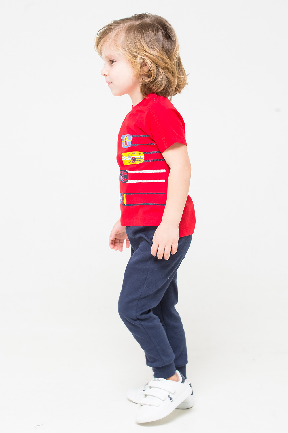 картинка Футболка для мальчиков Crockid КР 301041 насыщенно-красный к254 от магазина детских товаров ALiSa