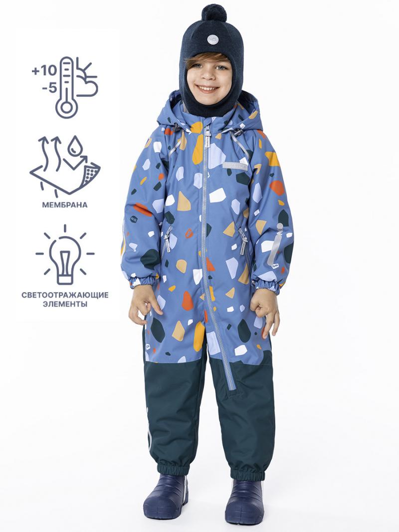 картинка Комбинезон утепленный для мальчика NIKASTYLE 8м0124 джинс океан от магазина детских товаров ALiSa