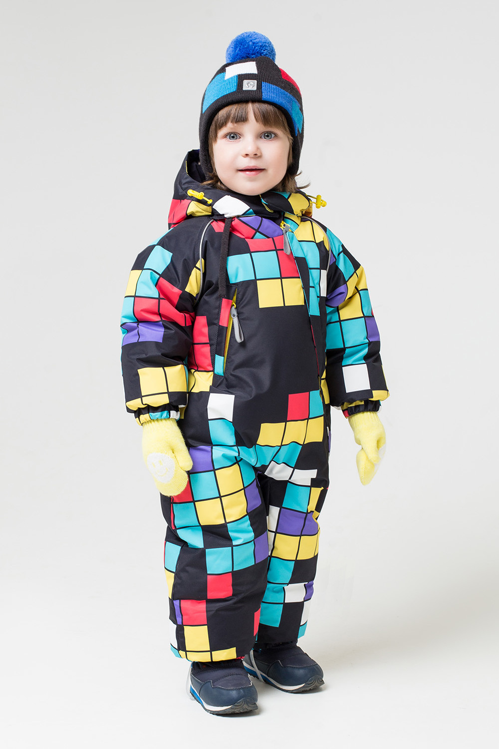 картинка Комбинезон пуховой зимний для мальчика Crockid ВК 60021/н/4 УЗ от магазина детских товаров ALiSa