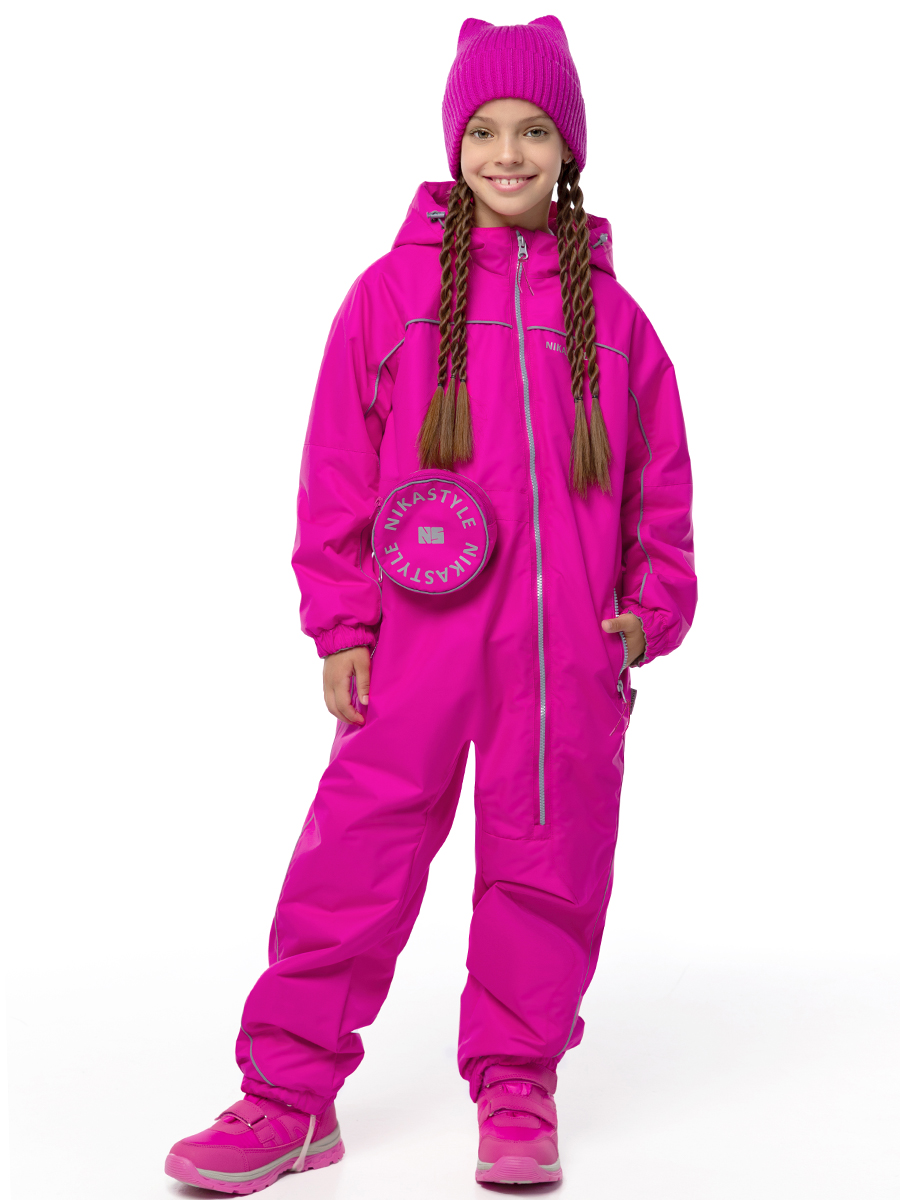 картинка Комбинезон утеплённый для девочки NIKASTYLE 8м2625 Фуксия от магазина детских товаров ALiSa