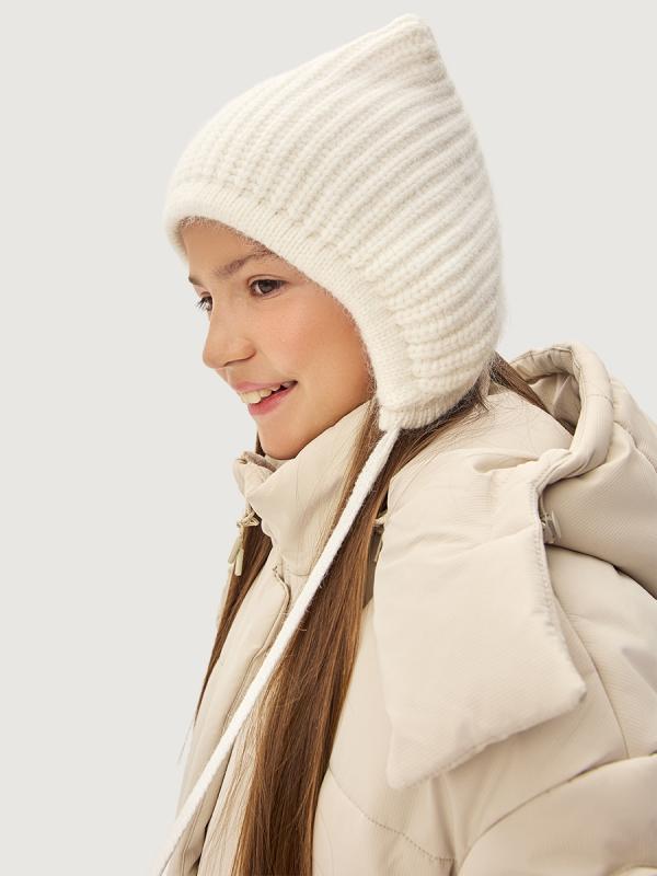 картинка Шапка зимняя для девочки NIKASTYLE 11з16225 Молоко от магазина детских товаров ALiSa