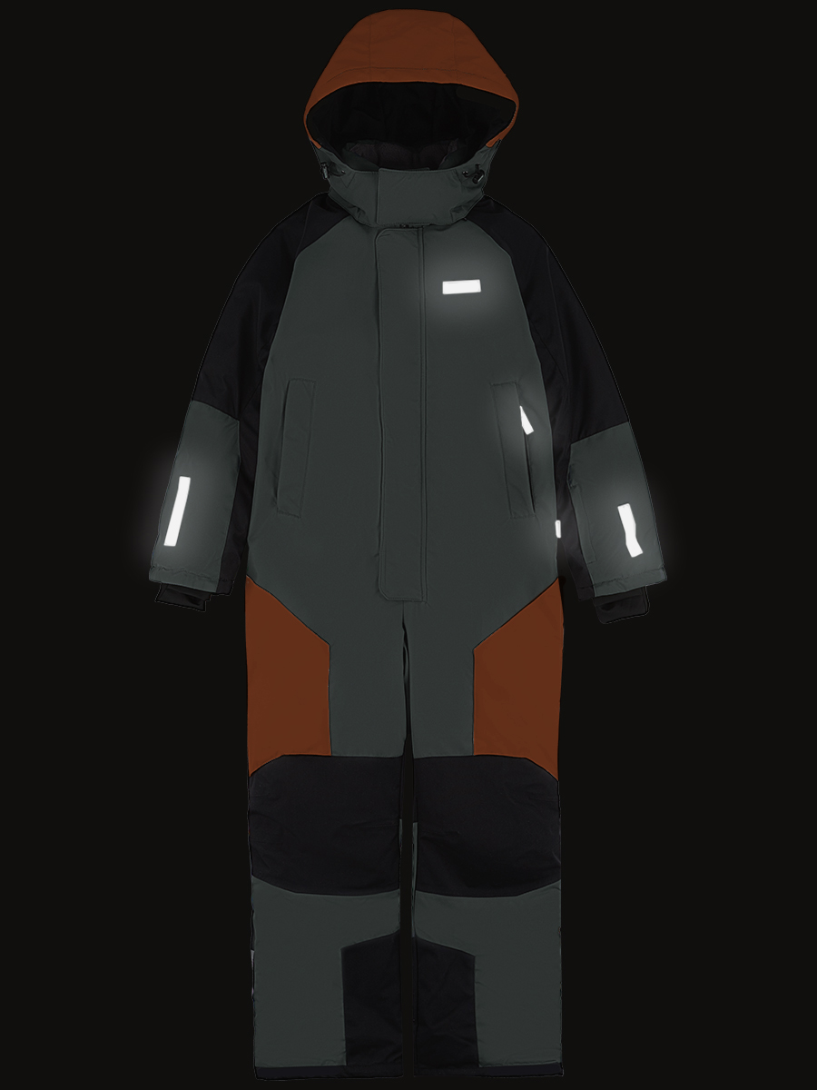 картинка Комбинезон зимний для мальчика NIKASTYLE 8з6724 Мох черный от магазина детских товаров ALiSa