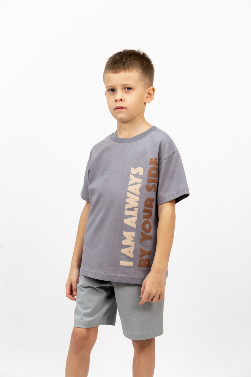 картинка Шорты для мальчика Baby Boom П131/3-К Серый Б119 от магазина детских товаров ALiSa