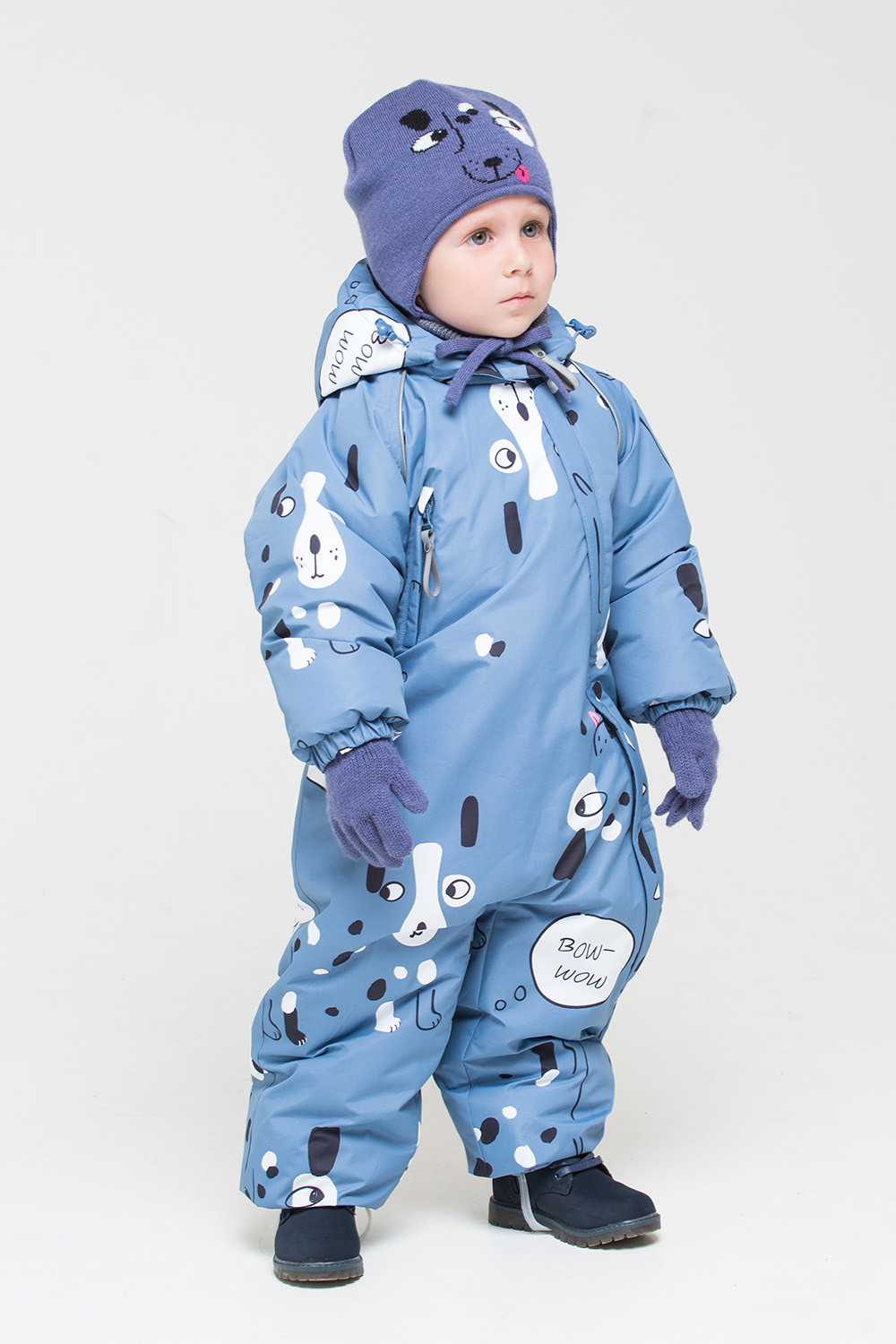 картинка Комбинезон зимний для мальчика Crockid ВК 60024/н/9 ГР от магазина детских товаров ALiSa