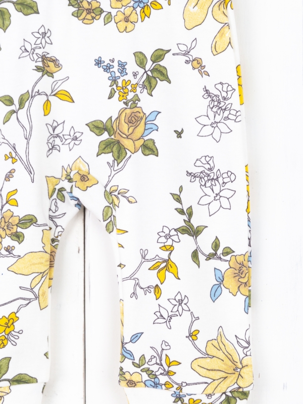 картинка Брюки для девочки Baby Boom П47/53-И Цветы Ар-Нуво на молоке я725 от магазина детских товаров ALiSa