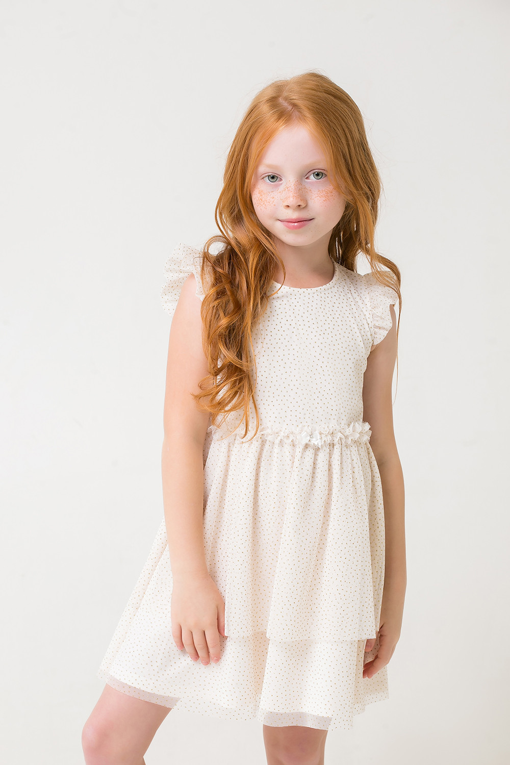 картинка Платье для девочки Crockid КР 5680 белая лилия к285 от магазина детских товаров ALiSa