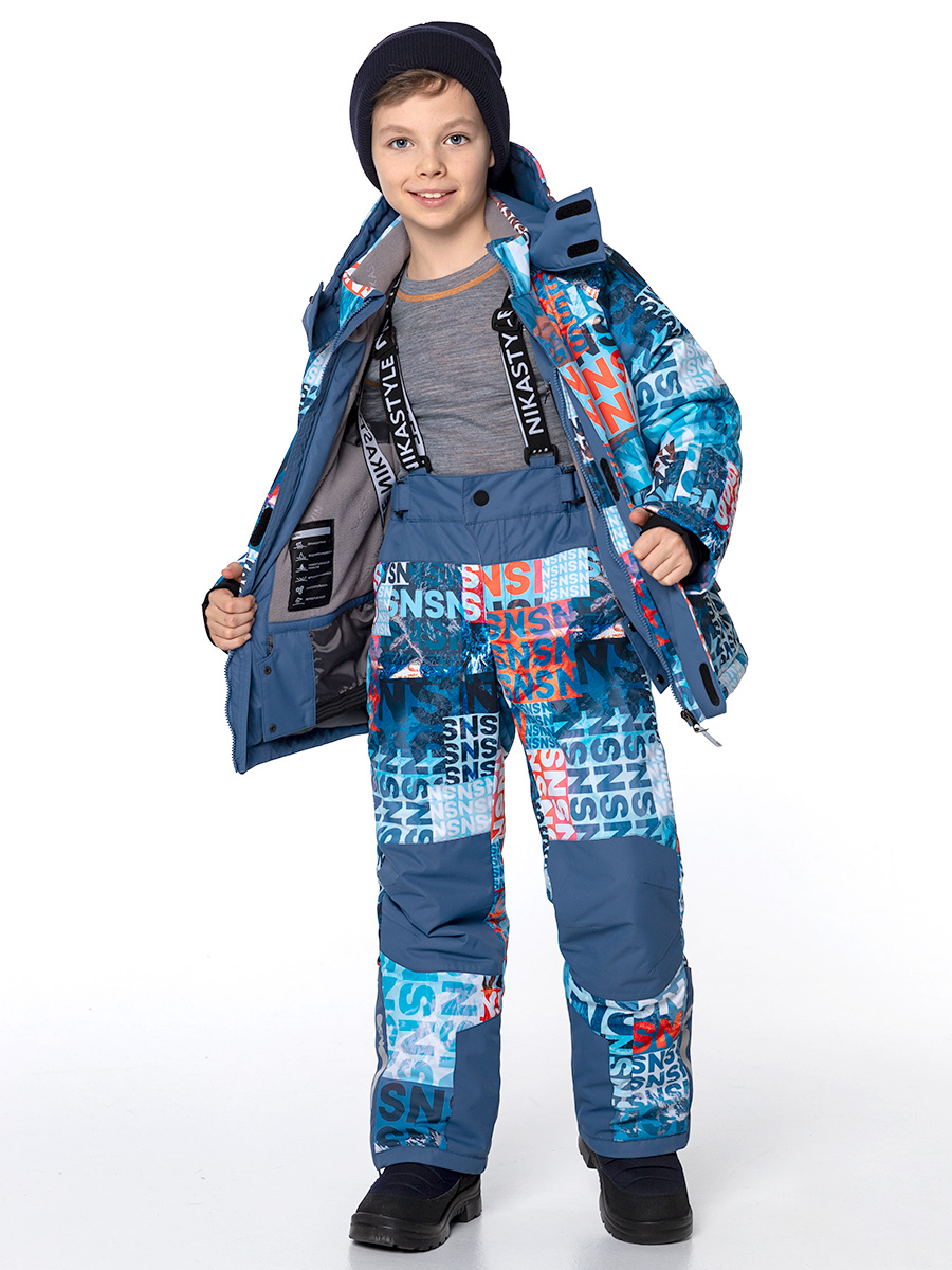 картинка Комплект зимний для мальчика NIKASTYLE 7з3124 Лед деним от магазина детских товаров ALiSa