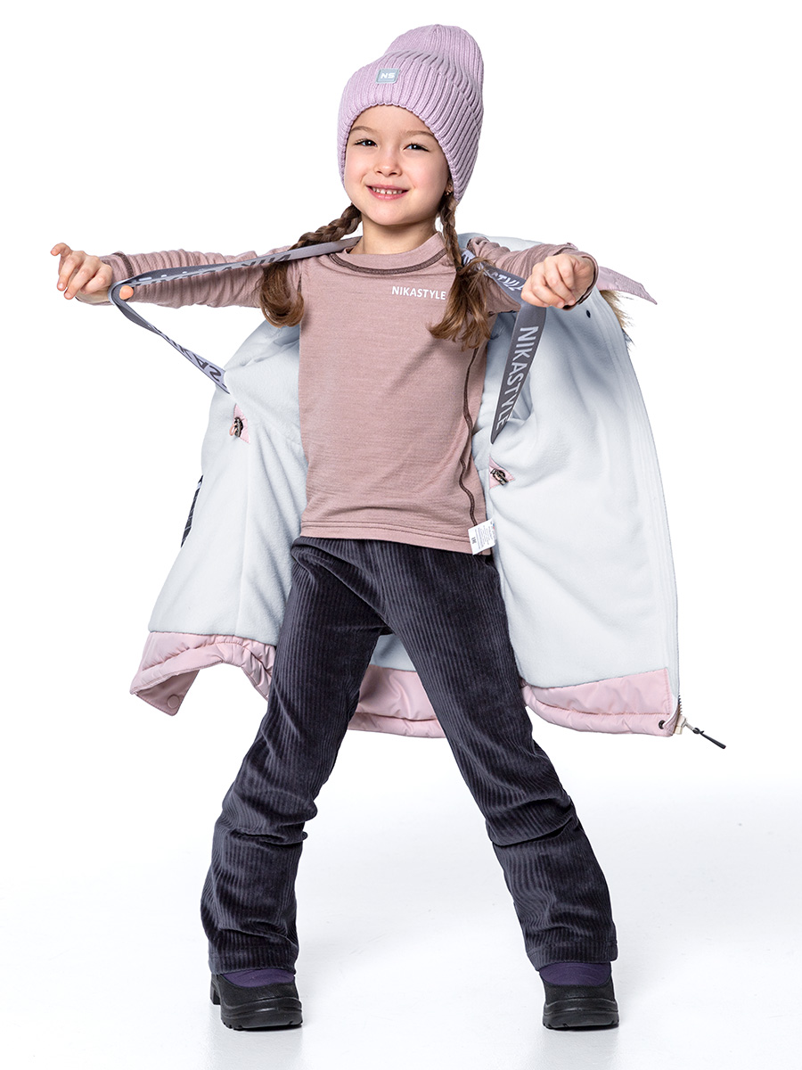 картинка Куртка зимняя для девочки NIKASTYLE 4з3624 Пудра от магазина детских товаров ALiSa