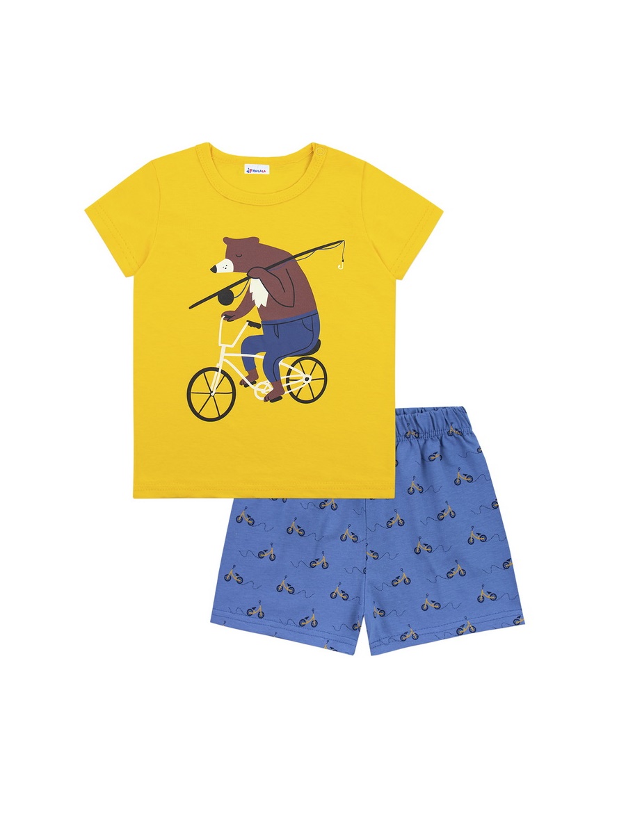картинка Комплект для мальчика Youlala YLA 7941100106 Желтый, синий от магазина детских товаров ALiSa