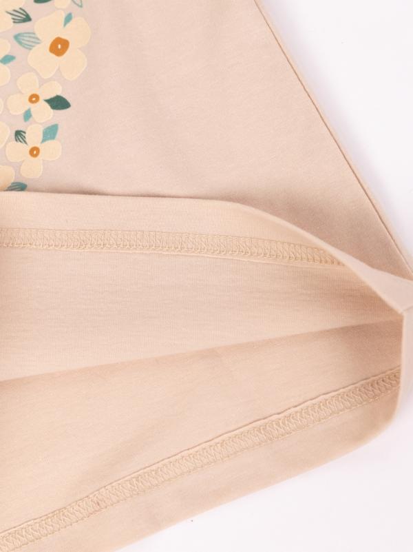 картинка Футболка для девочки Baby Boom Ф157/1-К Шампань от магазина детских товаров ALiSa