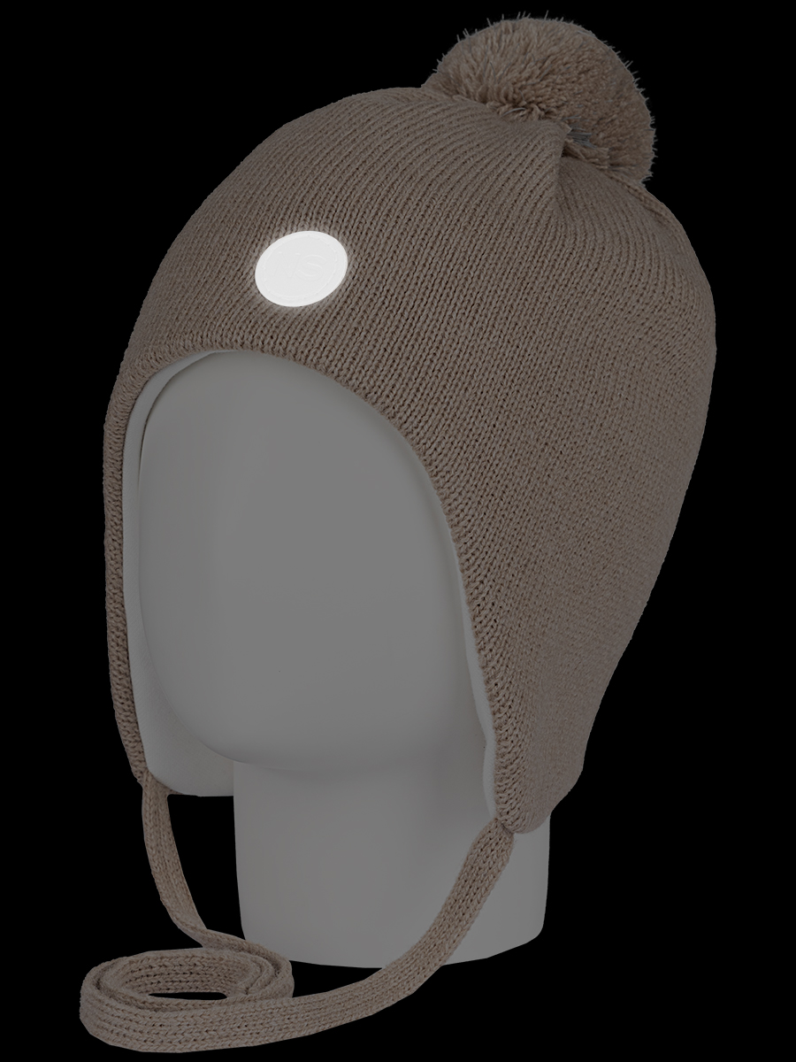 картинка Шапка утепленная для девочки NIKASTYLE 11з15424 Беж от магазина детских товаров ALiSa