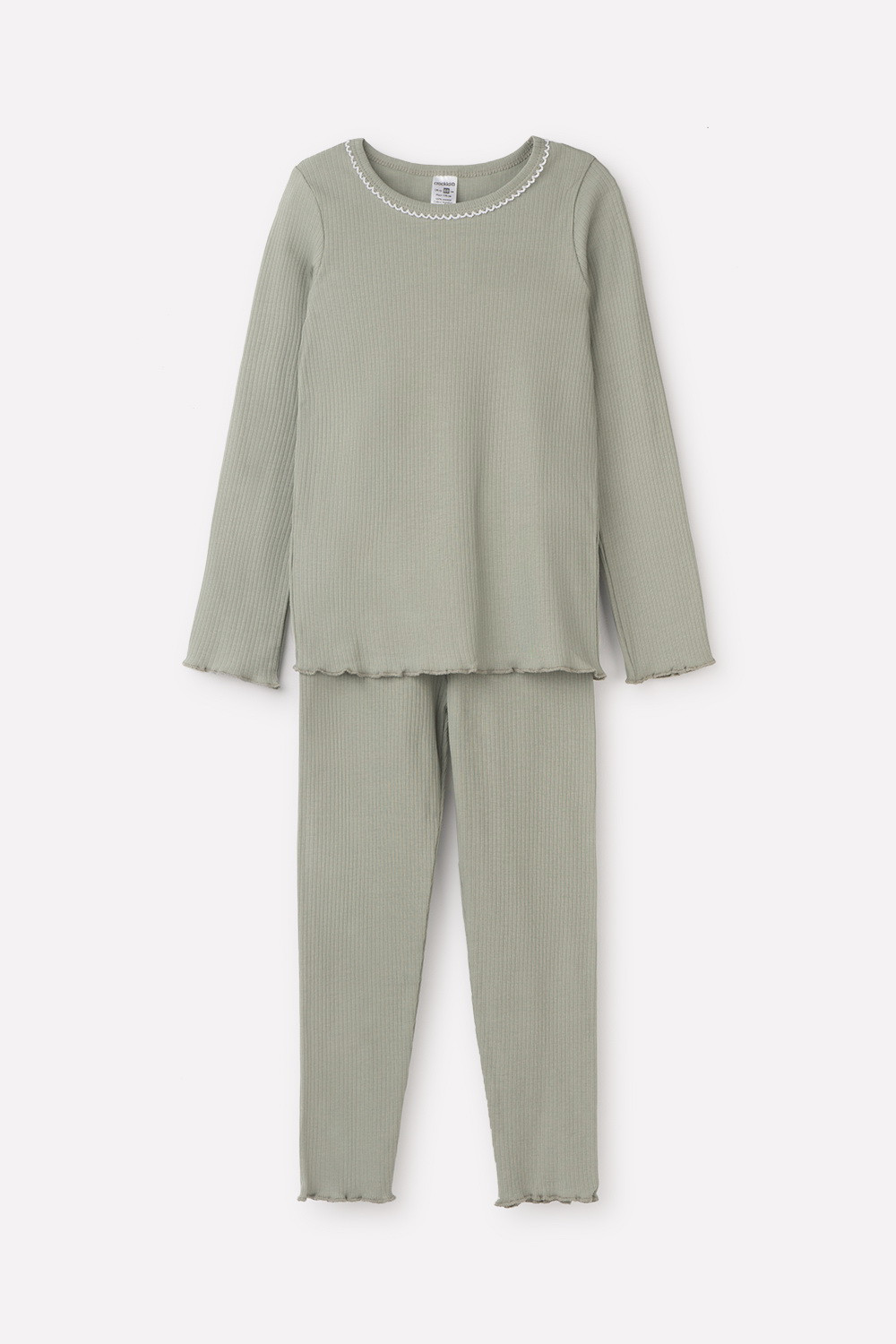 картинка Пижама для мальчика Crockid К 1588 оливковый хаки от магазина детских товаров ALiSa