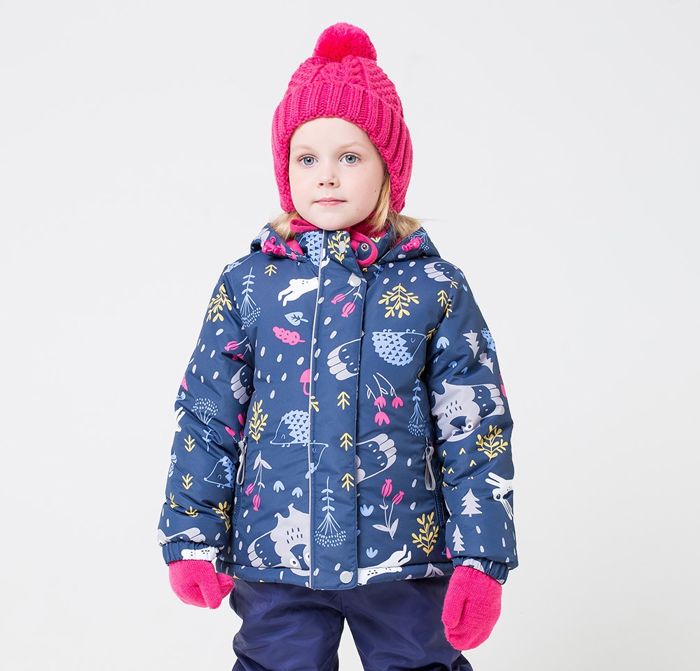 картинка Куртка зимняя для девочки Crockid ВК 20063/н/2 ГР от магазина детских товаров ALiSa