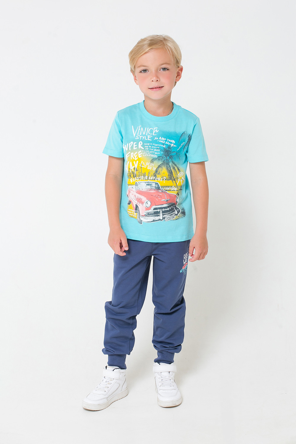 картинка Брюки для мальчика Crockid КР 4974 темно-синий к284 от магазина детских товаров ALiSa