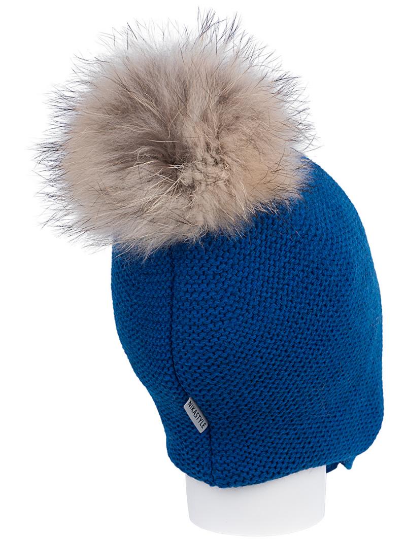 картинка Шапка утепленная для мальчика NIKASTYLE 11з10123 ультрамарин от магазина детских товаров ALiSa